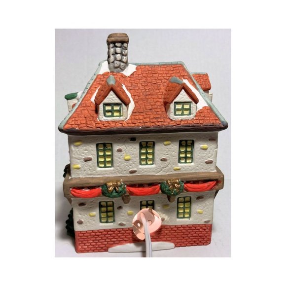 Vintage Holiday Expressions Porcelain Lighted House Christmas Village - Picture 8 of 11